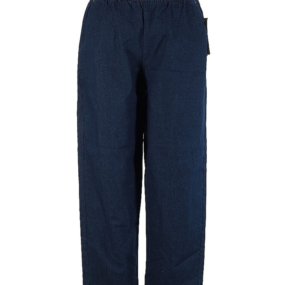 Hasting&Smith Elastic Waist Navy Blue Denim Jean Pants